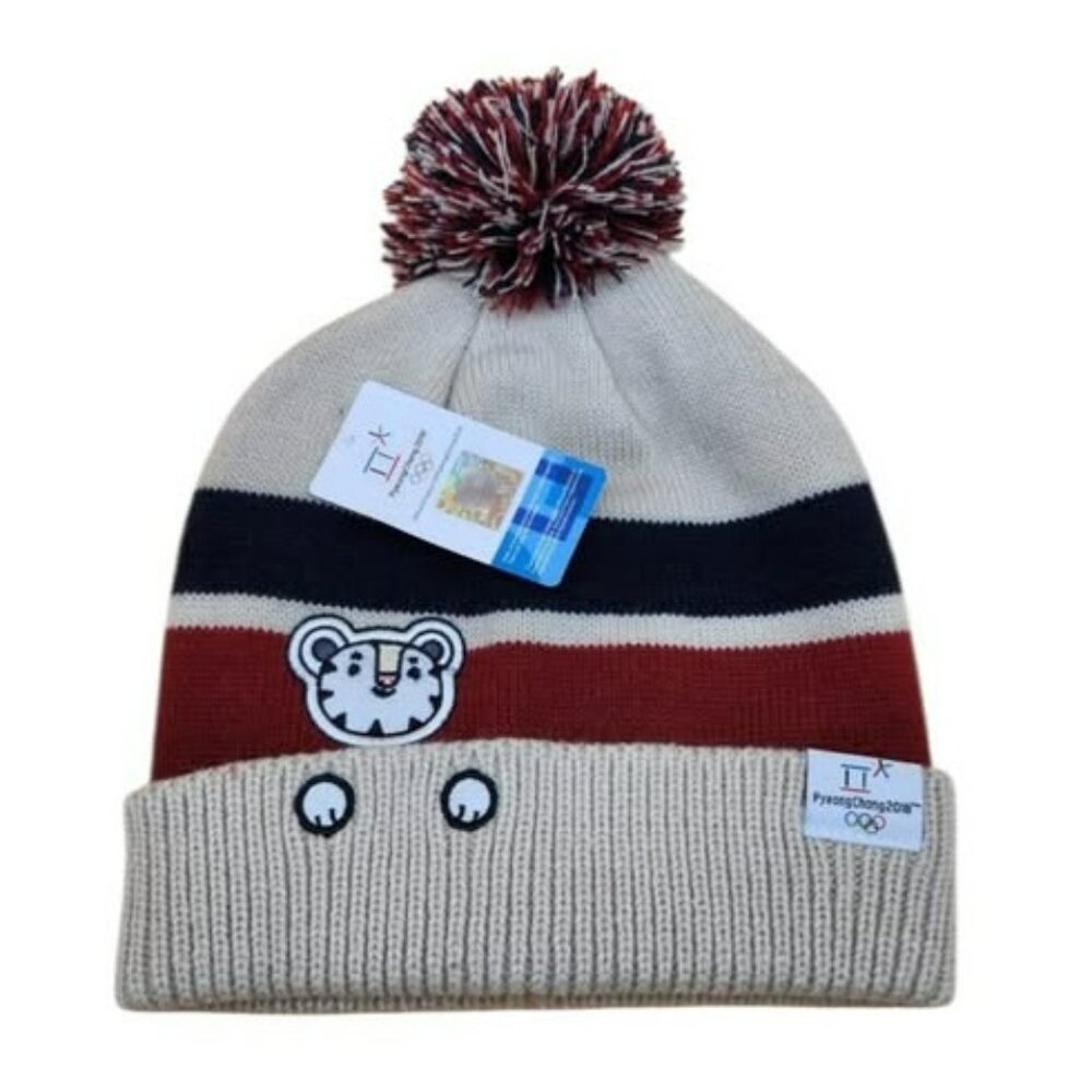 NWT Official 2018 PyeongChang Olympics Soohorang Beanie Hat Toque